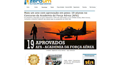 Desktop Screenshot of cursozeroum.com.br