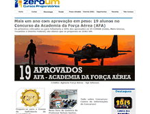 Tablet Screenshot of cursozeroum.com.br